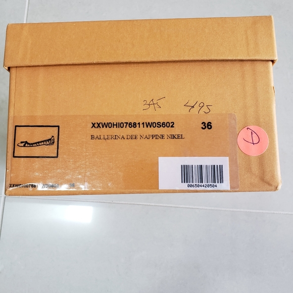 Tod's Ballerina Dee Nappine Nikel - Brown - Womens Size 36UK - Picture 7 of 8